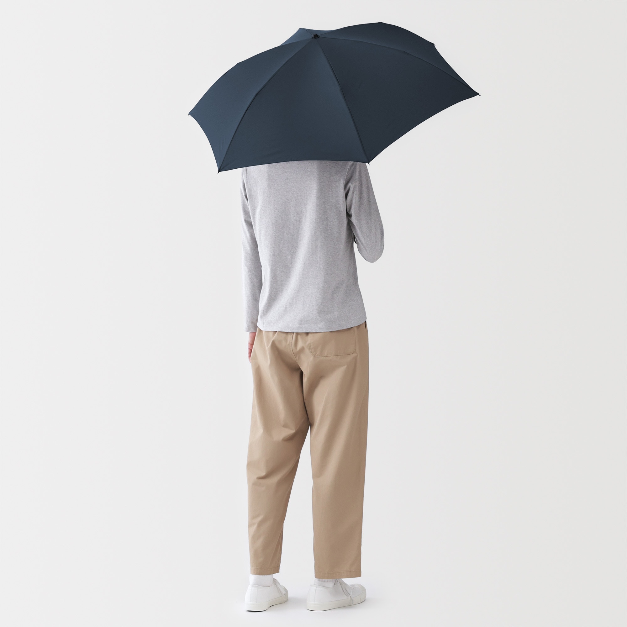 晴雨兼用　２通りにたためる　折りたたみ傘