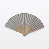 扇子（鮫小紋）