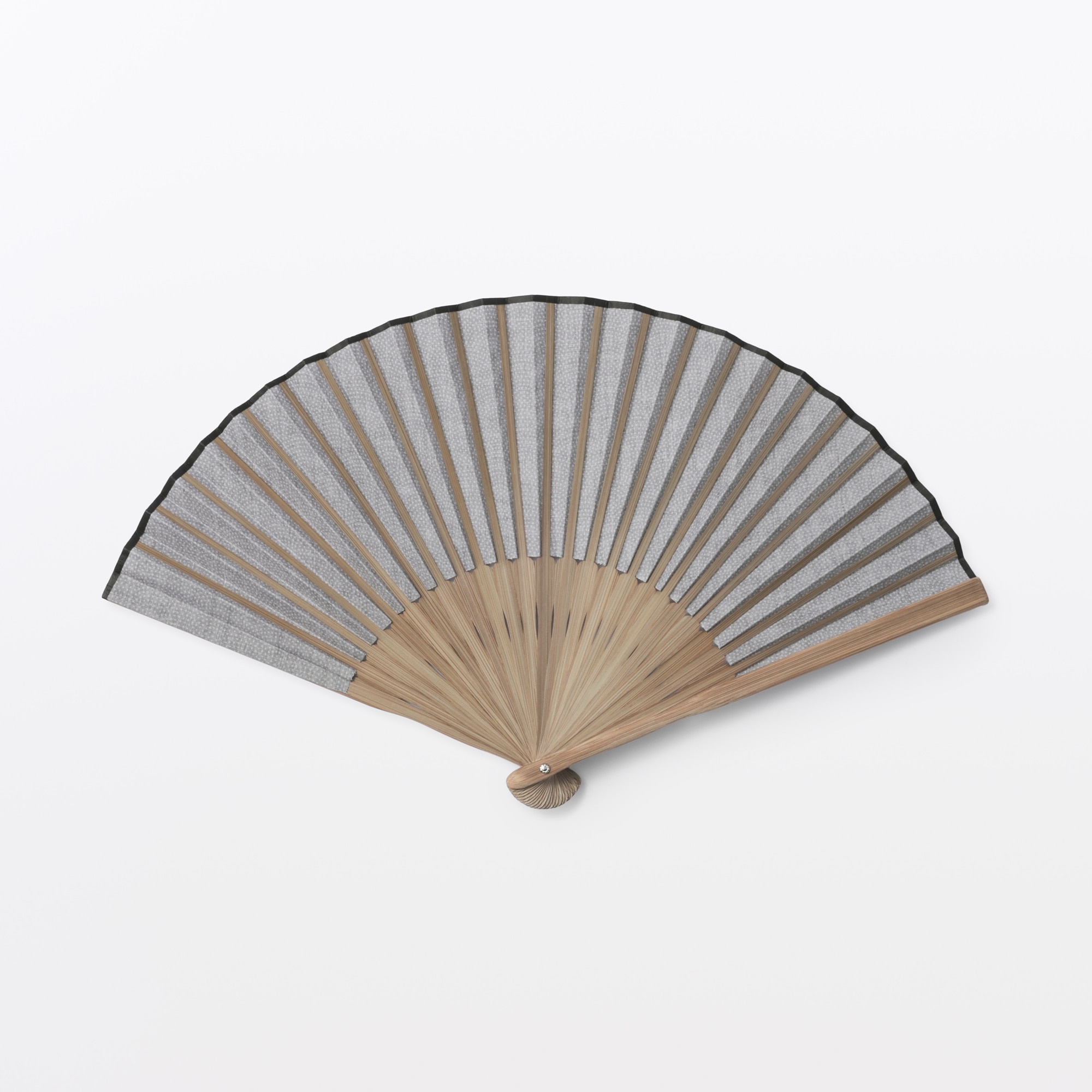 扇子（鮫小紋）