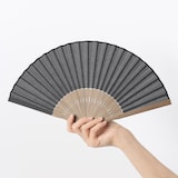 扇子（鮫小紋）