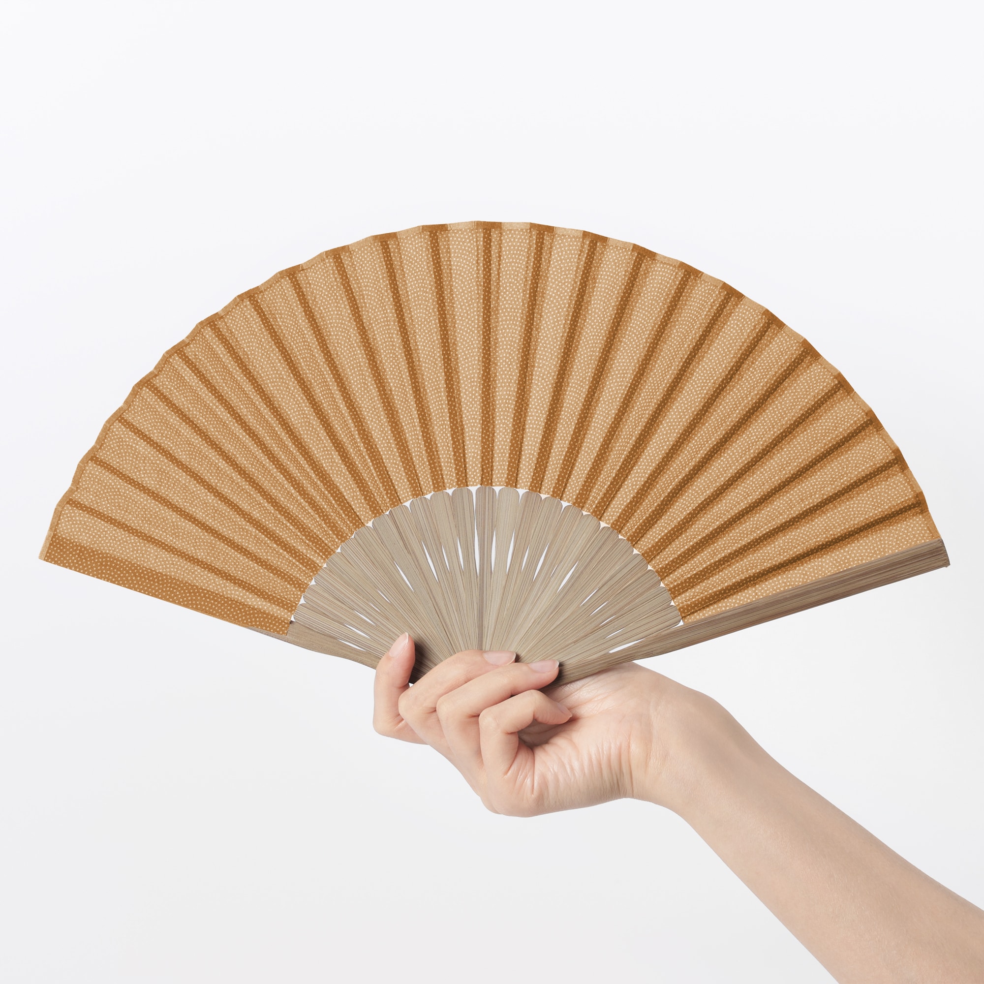 扇子（鮫小紋）