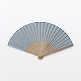 扇子（鮫小紋）