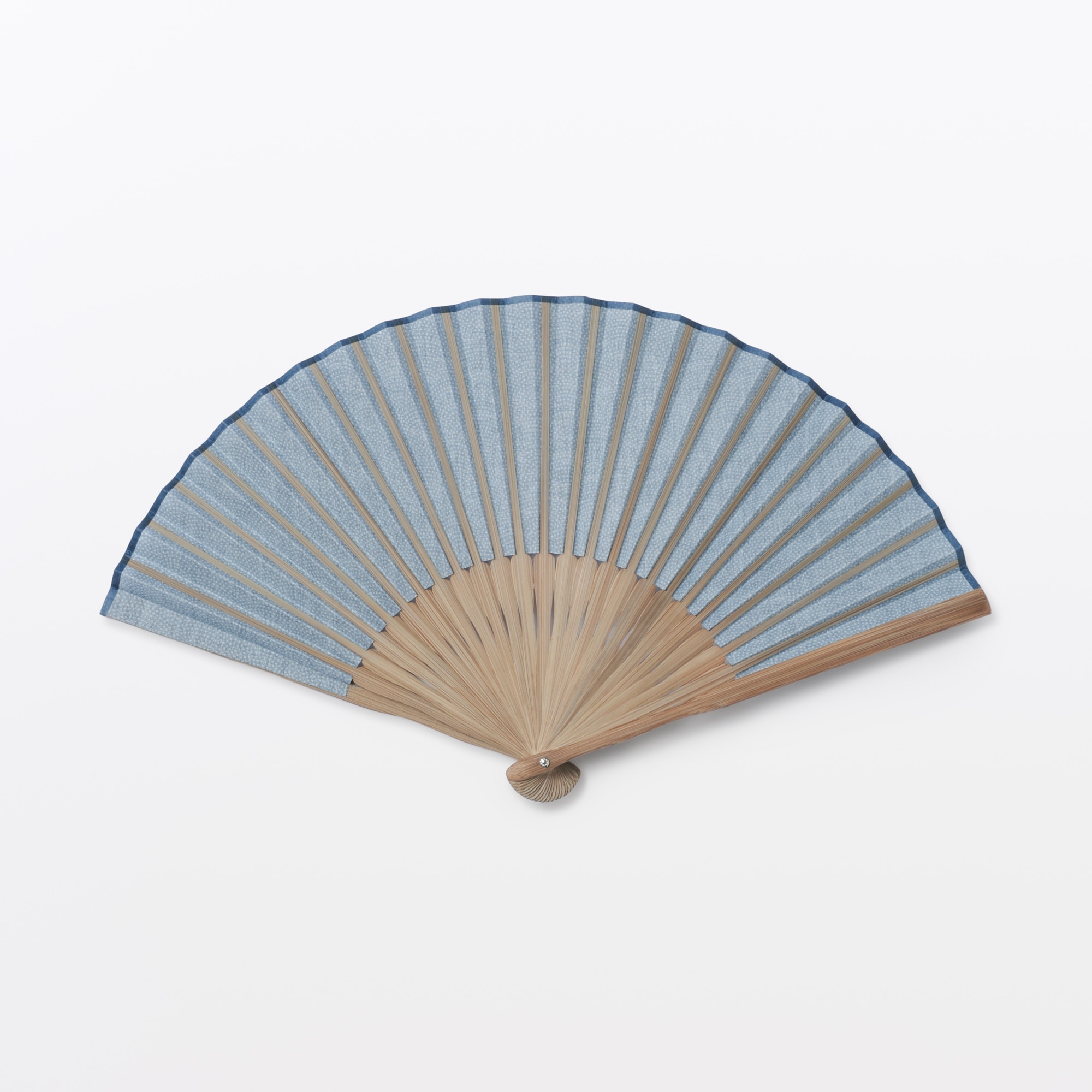 扇子（鮫小紋）