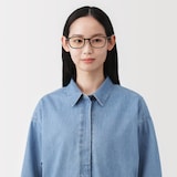 ＵＶ４００　ブルーライト対応　ナロースクエア型サングラス