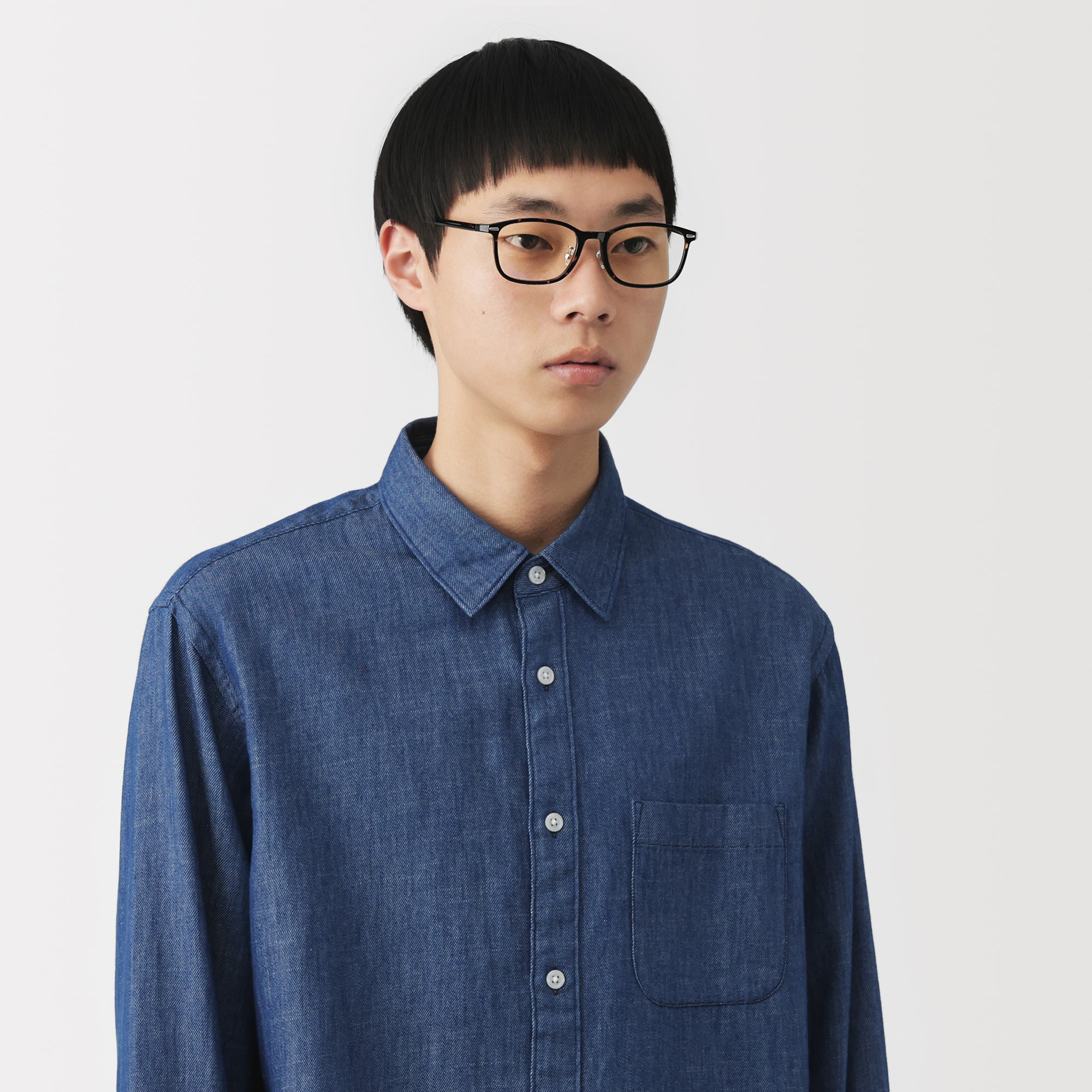 ＵＶ４００　ブルーライト対応　ナロースクエア型サングラス