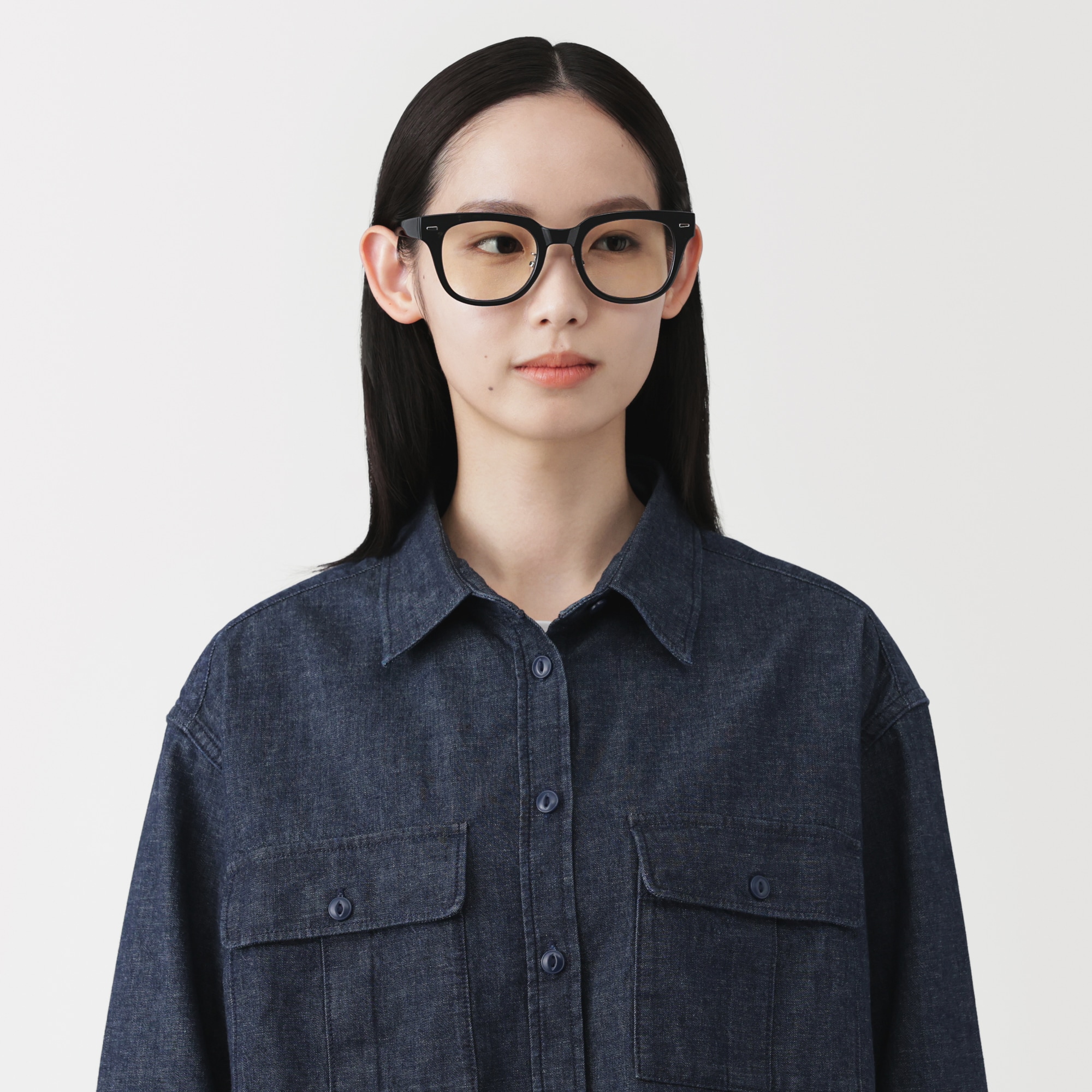 ＵＶ４００　ブルーライト対応　ウェリントン型サングラス