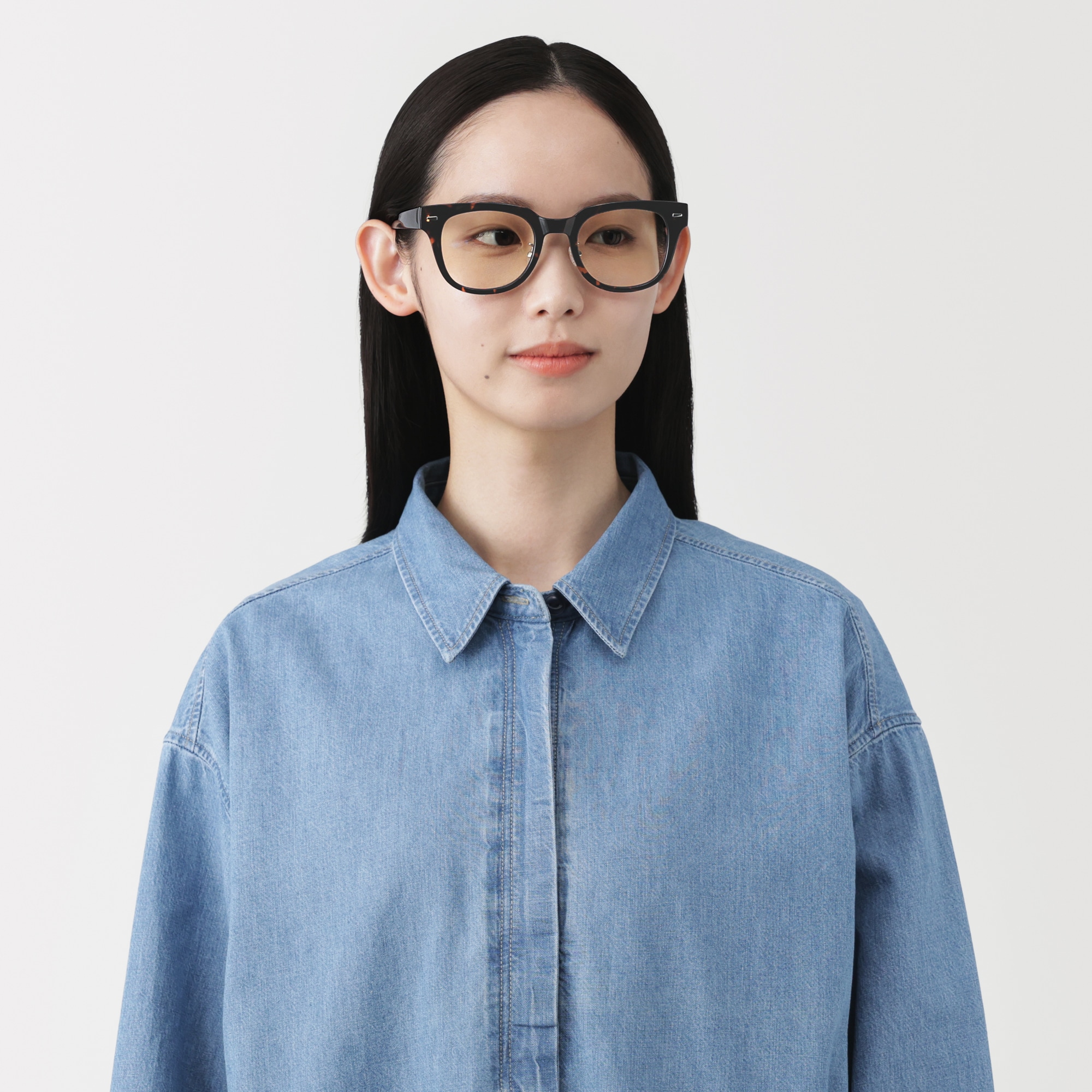 ＵＶ４００　ブルーライト対応　ウェリントン型サングラス