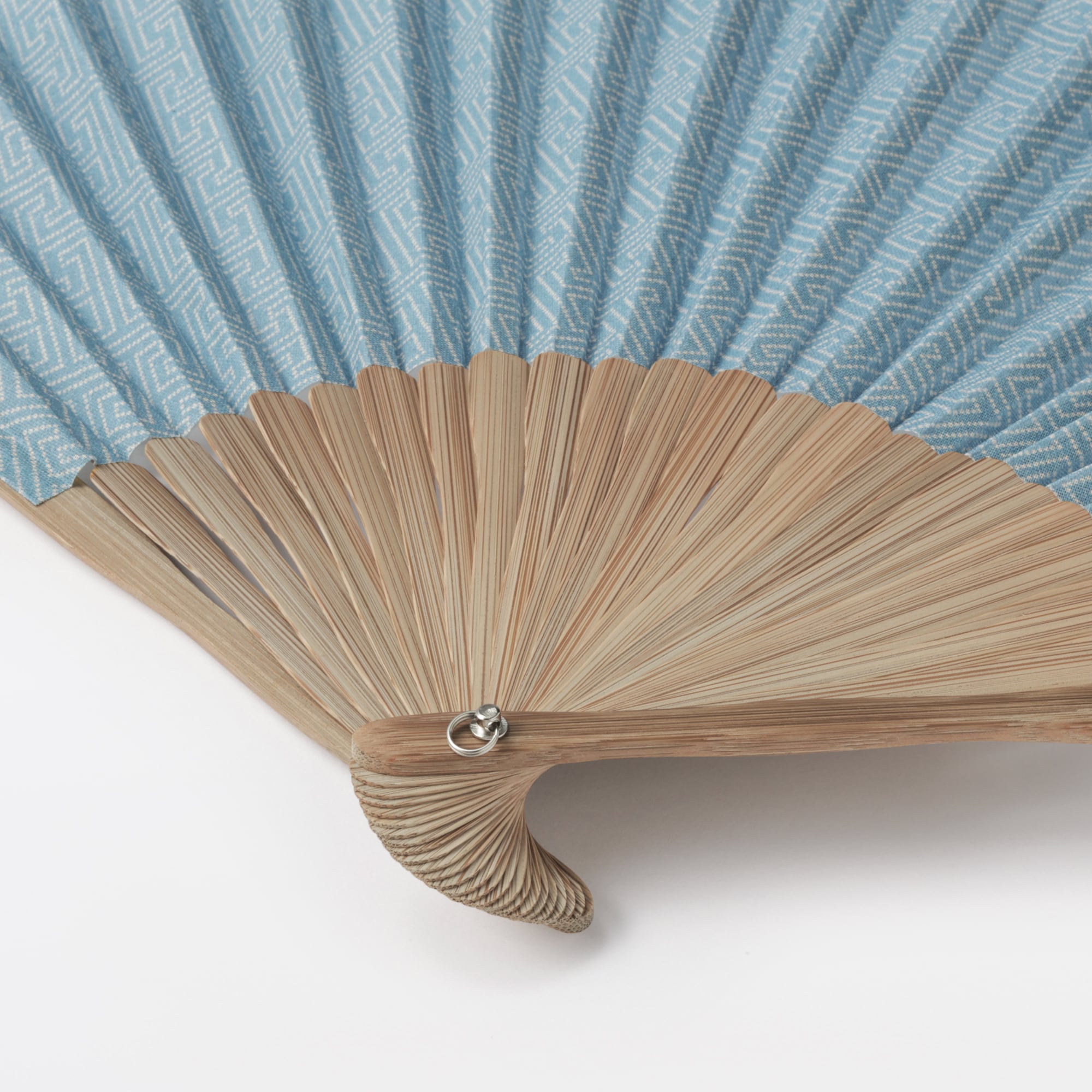 扇子（工字繋ぎ柄）