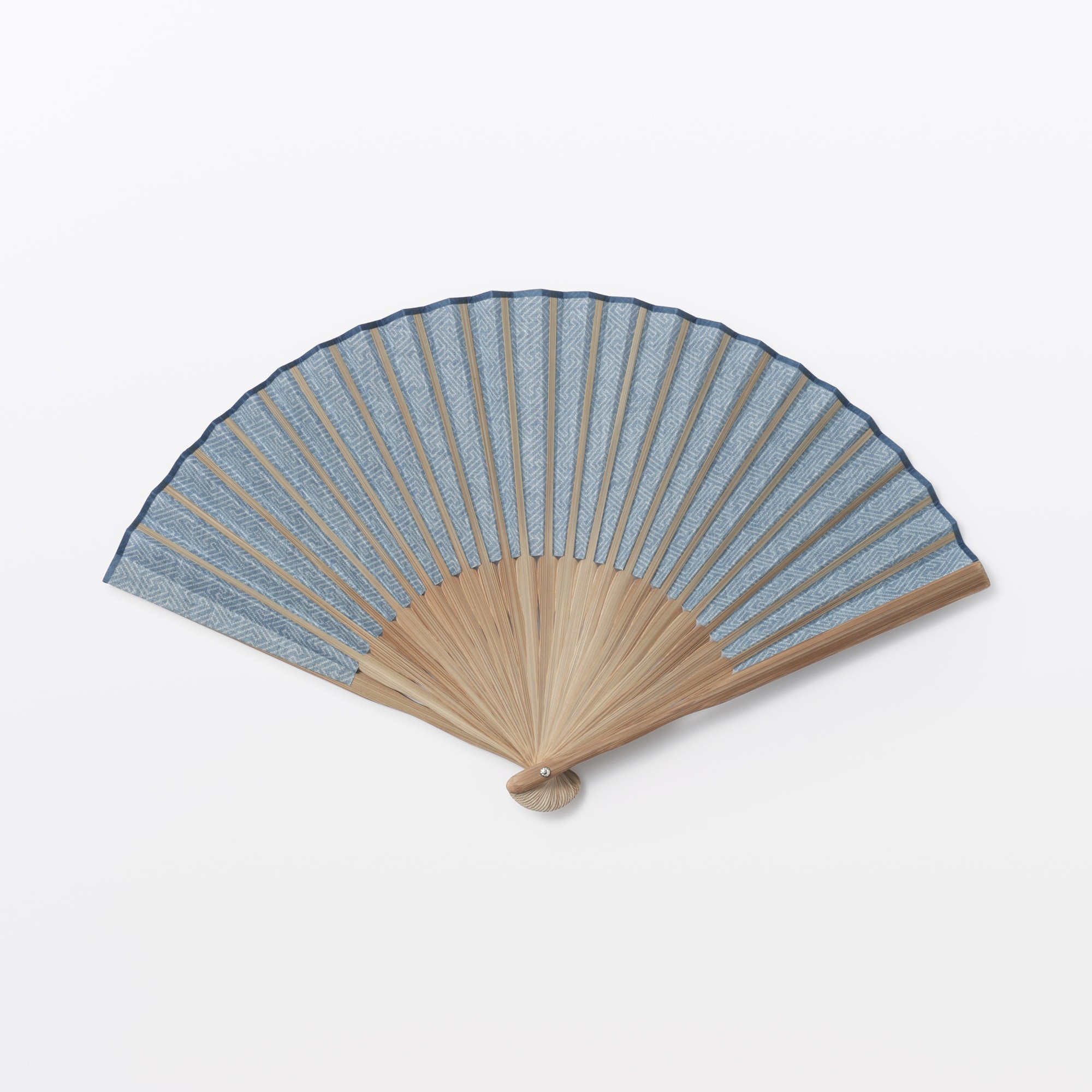 扇子（工字繋ぎ柄）