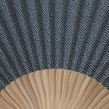 扇子（工字繋ぎ柄）