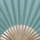 ミニ扇子（工字繋ぎ柄）