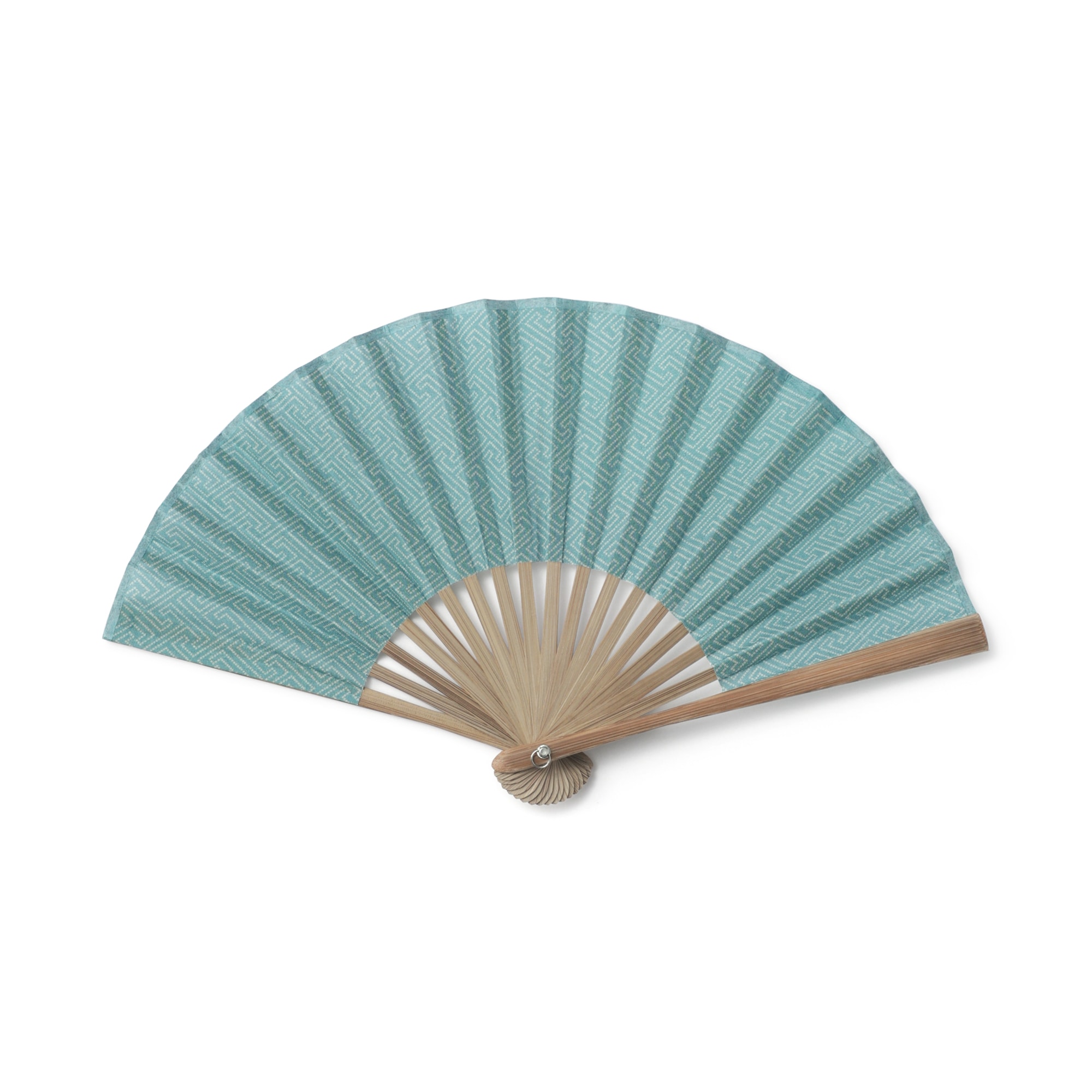 ミニ扇子（工字繋ぎ柄）