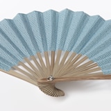 ミニ扇子（工字繋ぎ柄）