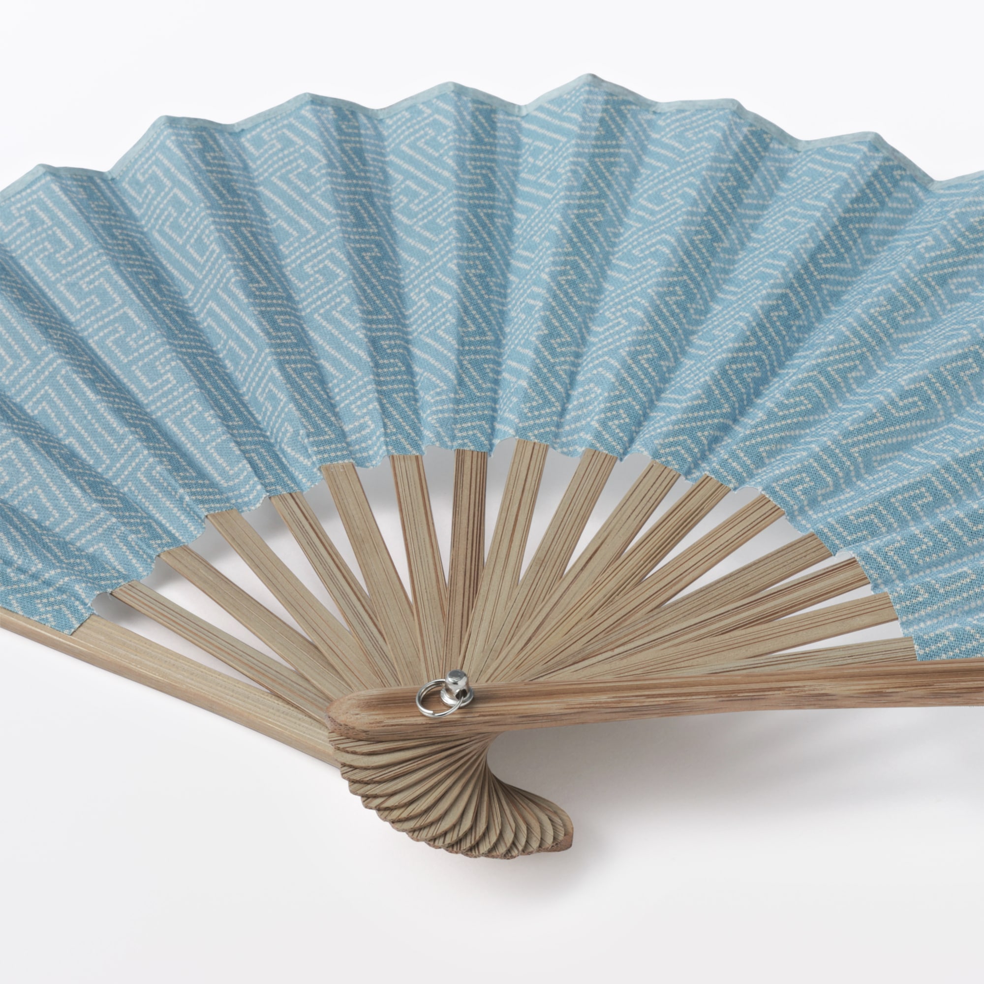 ミニ扇子（工字繋ぎ柄）