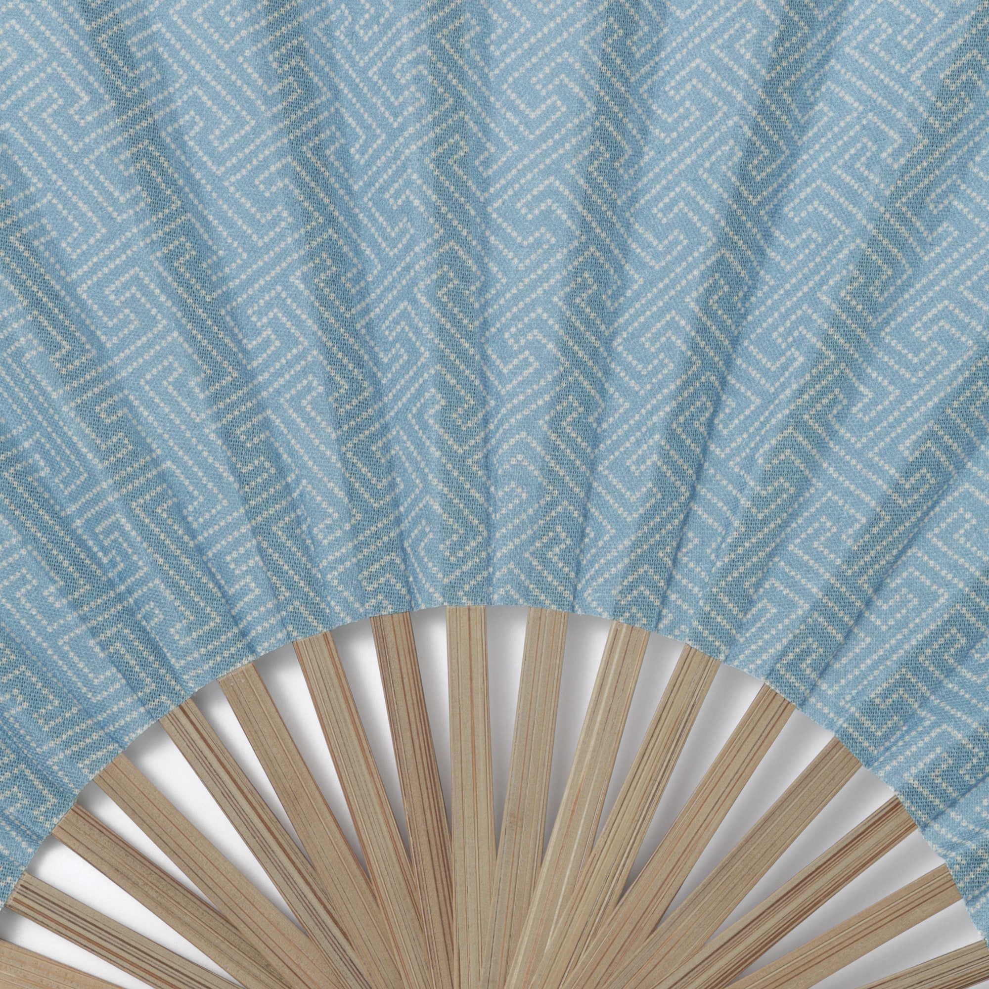 ミニ扇子（工字繋ぎ柄）