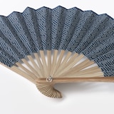 ミニ扇子（工字繋ぎ柄）