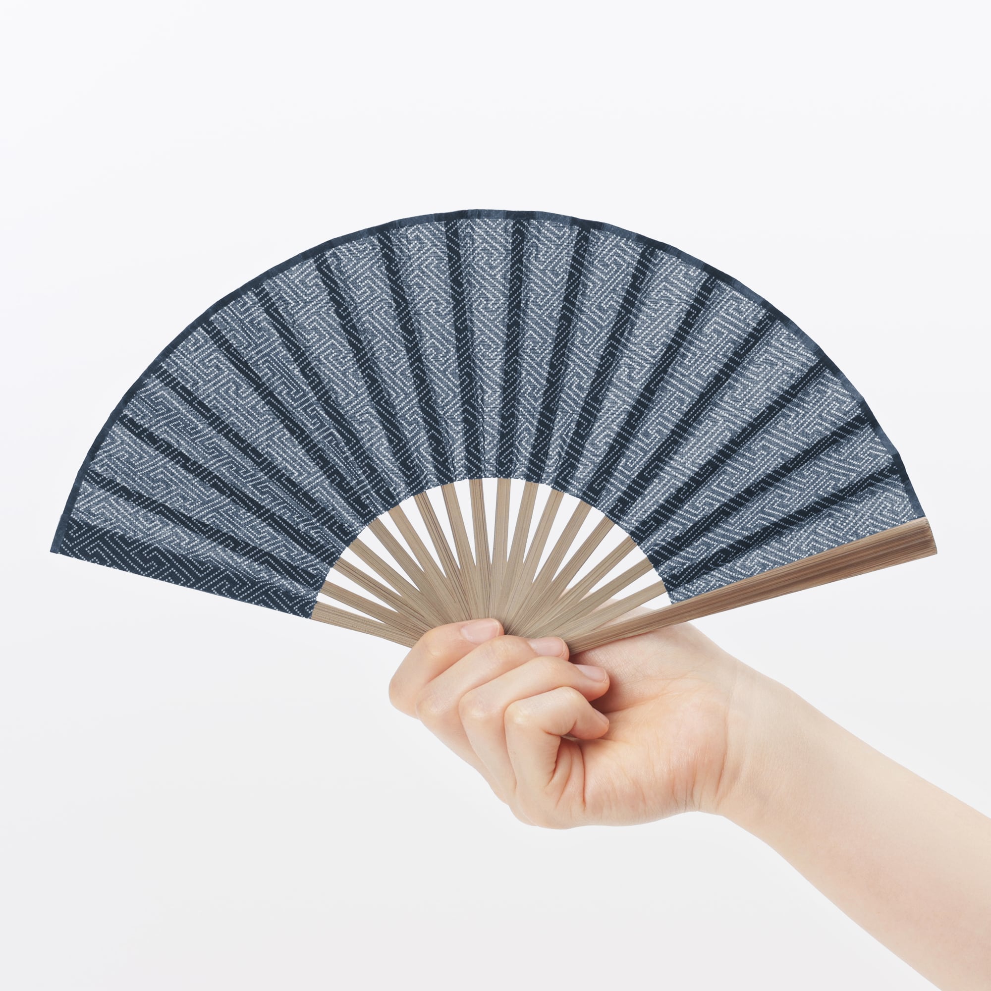 ミニ扇子（工字繋ぎ柄） | 無印良品