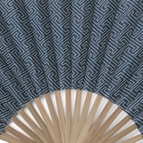 ミニ扇子（工字繋ぎ柄）