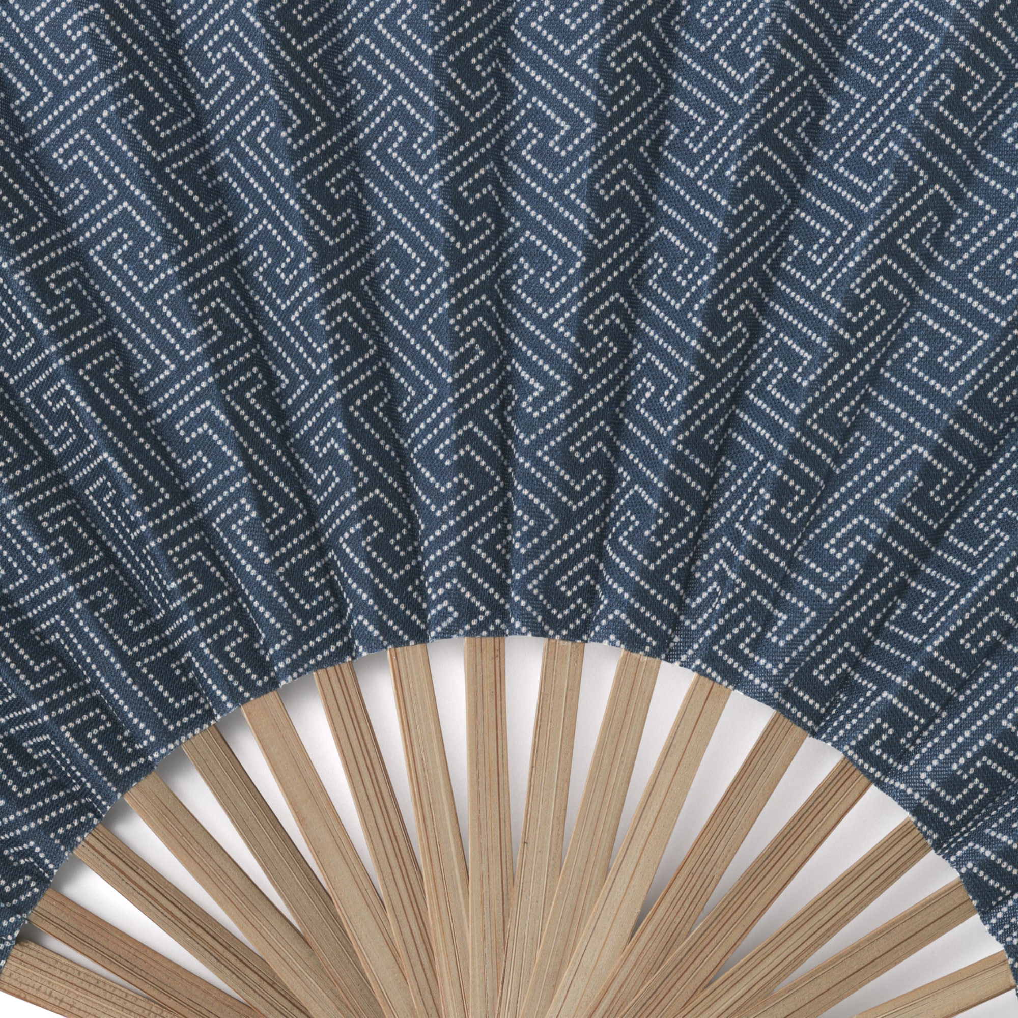 ミニ扇子（工字繋ぎ柄）