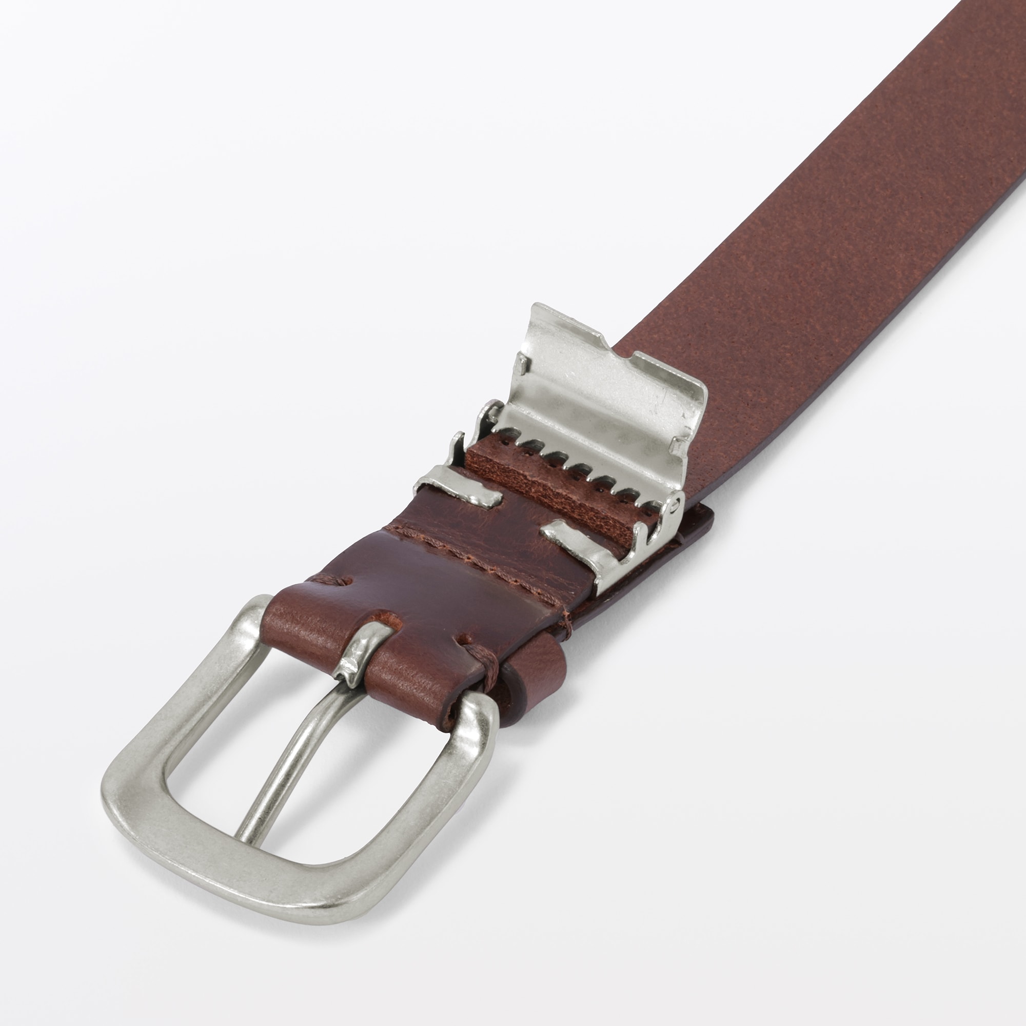 ベジタブルタンニンレザー　長さ調節式ベルト　中幅