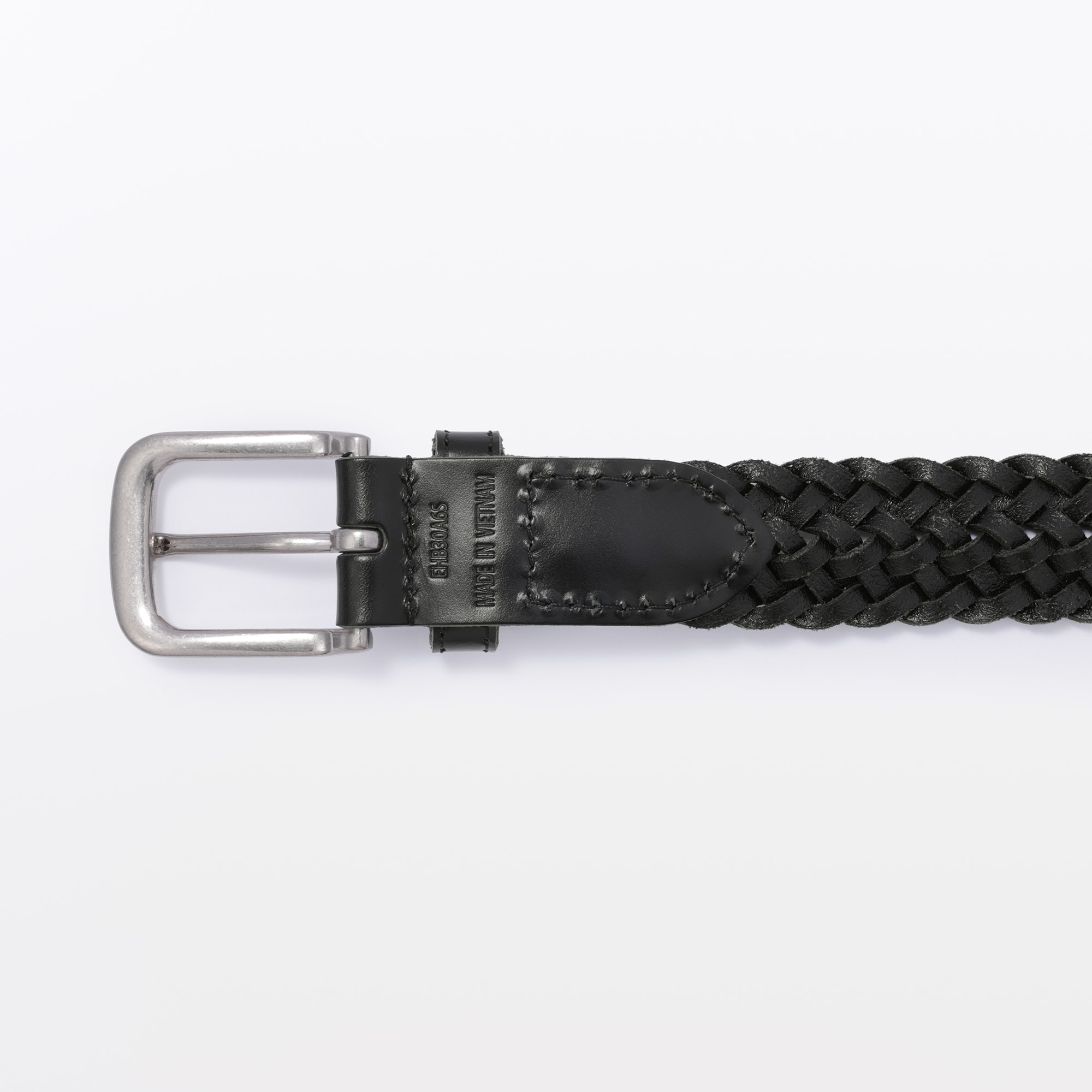 ベジタブルタンニンレザー 手編みベルト 中幅 | 無印良品