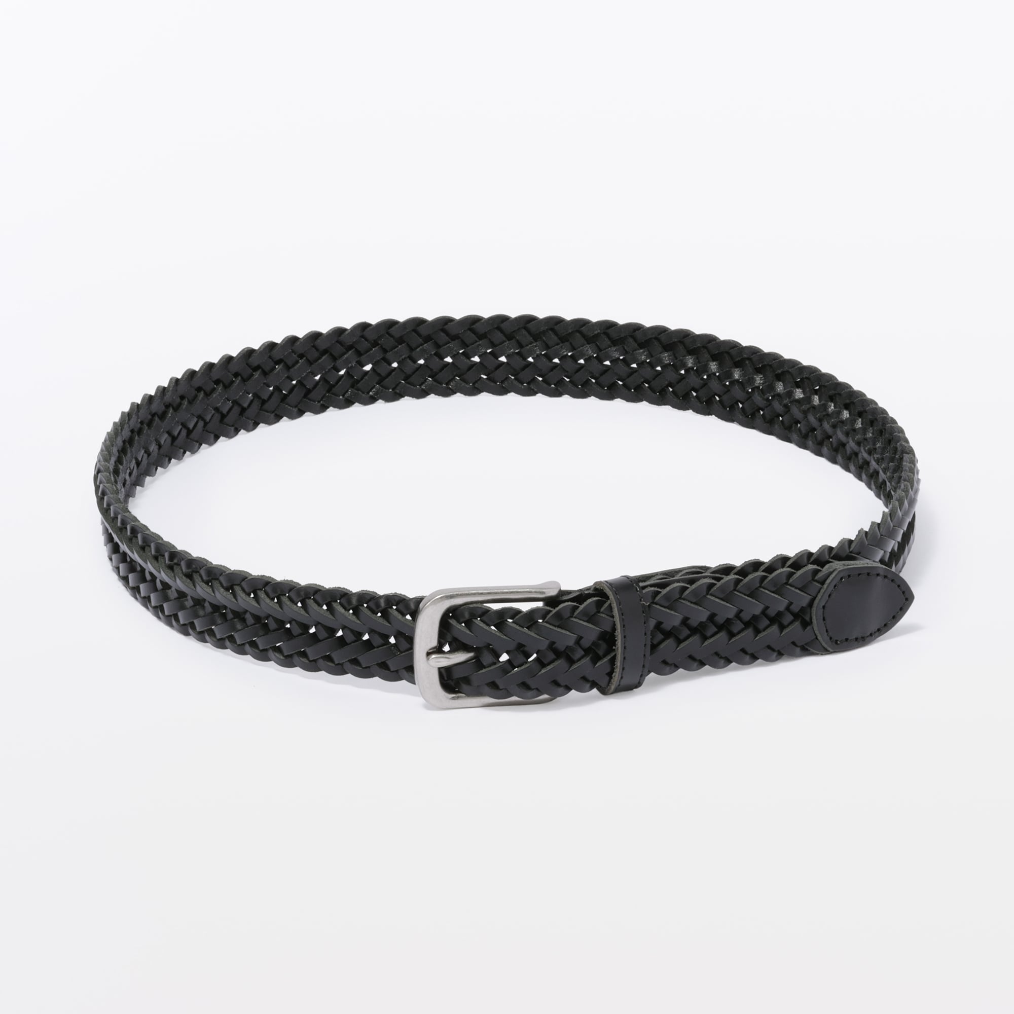 ベジタブルタンニンレザー 手編みベルト 中幅 | 無印良品