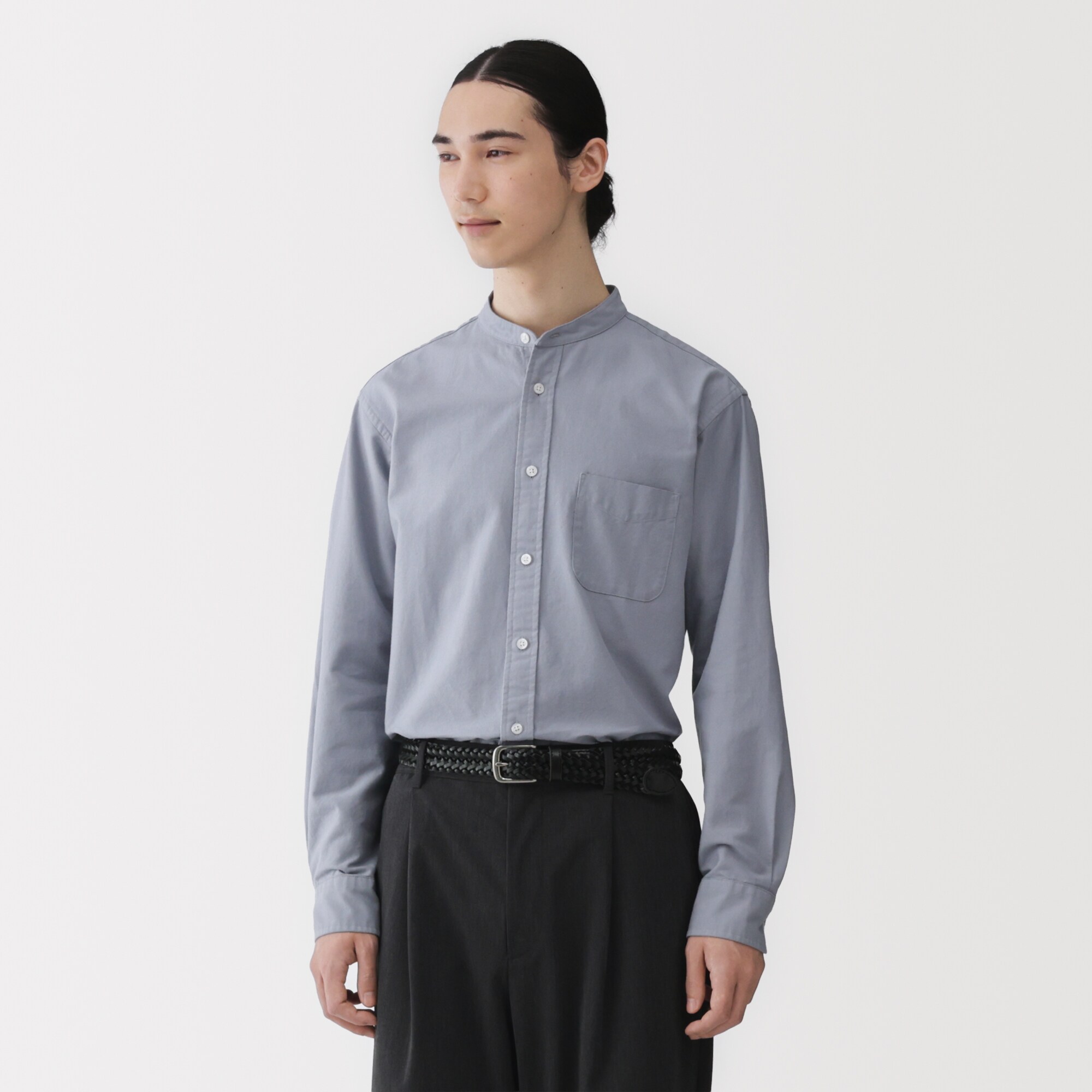 ベジタブルタンニンレザー　手編みベルト　中幅