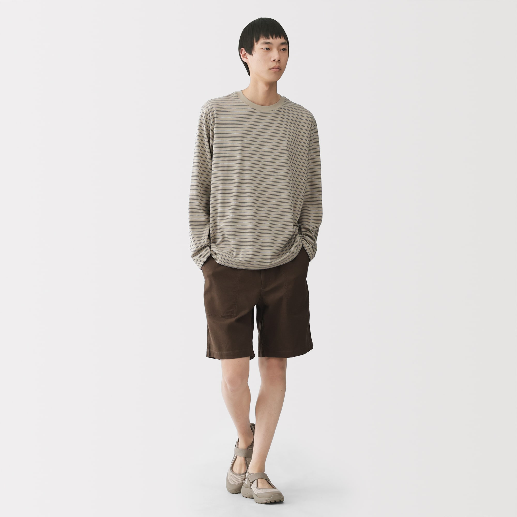 メッシュ　ワンベルトスニーカーサンダル