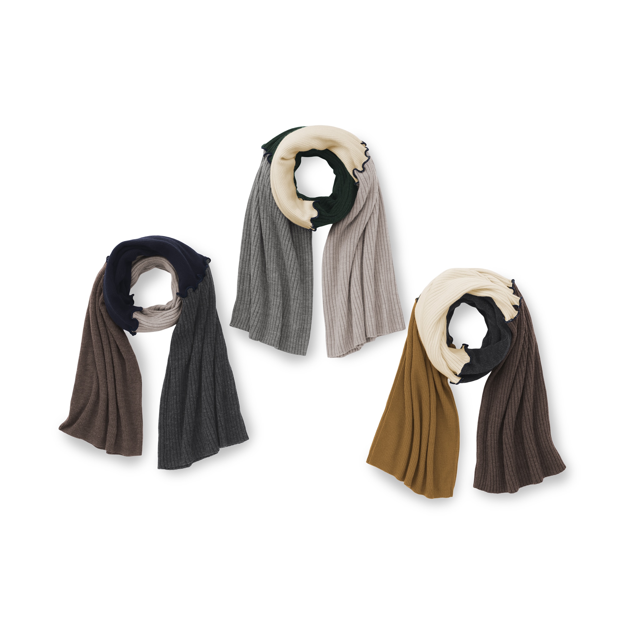 つながる服　マフラー