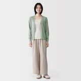 婦人　ＵＶカットライトニットＶネックカーディガン