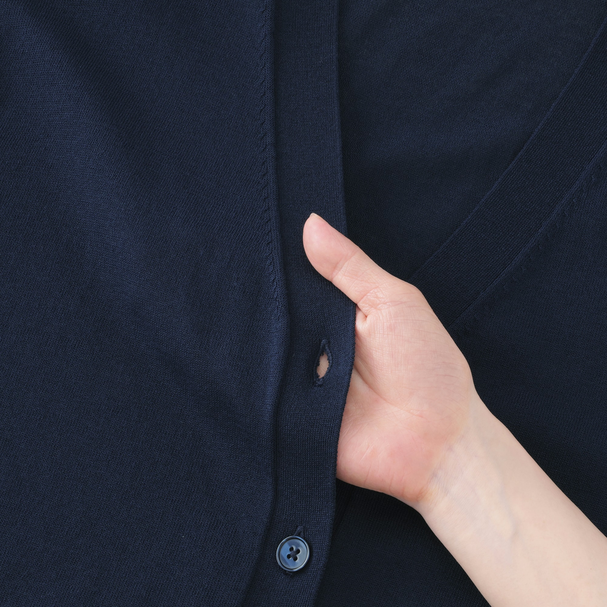 婦人　ＵＶカットライトニットＶネックカーディガン