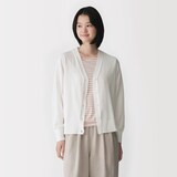 婦人　ＵＶカットライトニットＶネックカーディガン