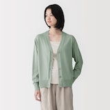 婦人　ＵＶカットライトニットＶネックカーディガン