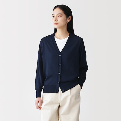 婦人　ＵＶカットライトニットＶネックカーディガン