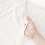 婦人　ＵＶカット強撚コットンクルーネックカーディガン