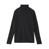 婦人　なめらか天竺編みシアーハイネックセーター