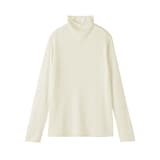 婦人　なめらか天竺編みシアーハイネックセーター