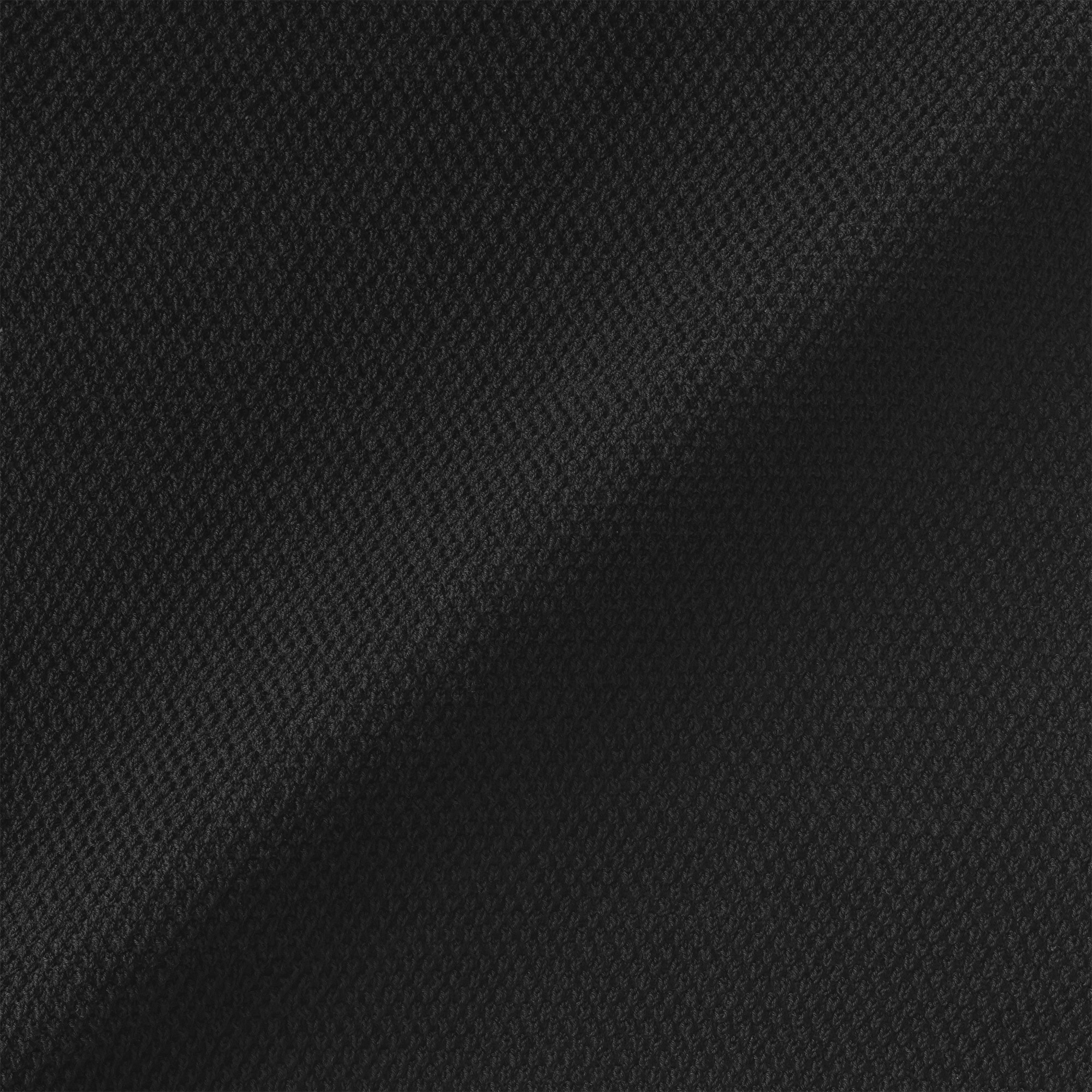 婦人　強撚透かし編みポロセーター