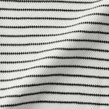 婦人　強撚透かし編みポロセーター