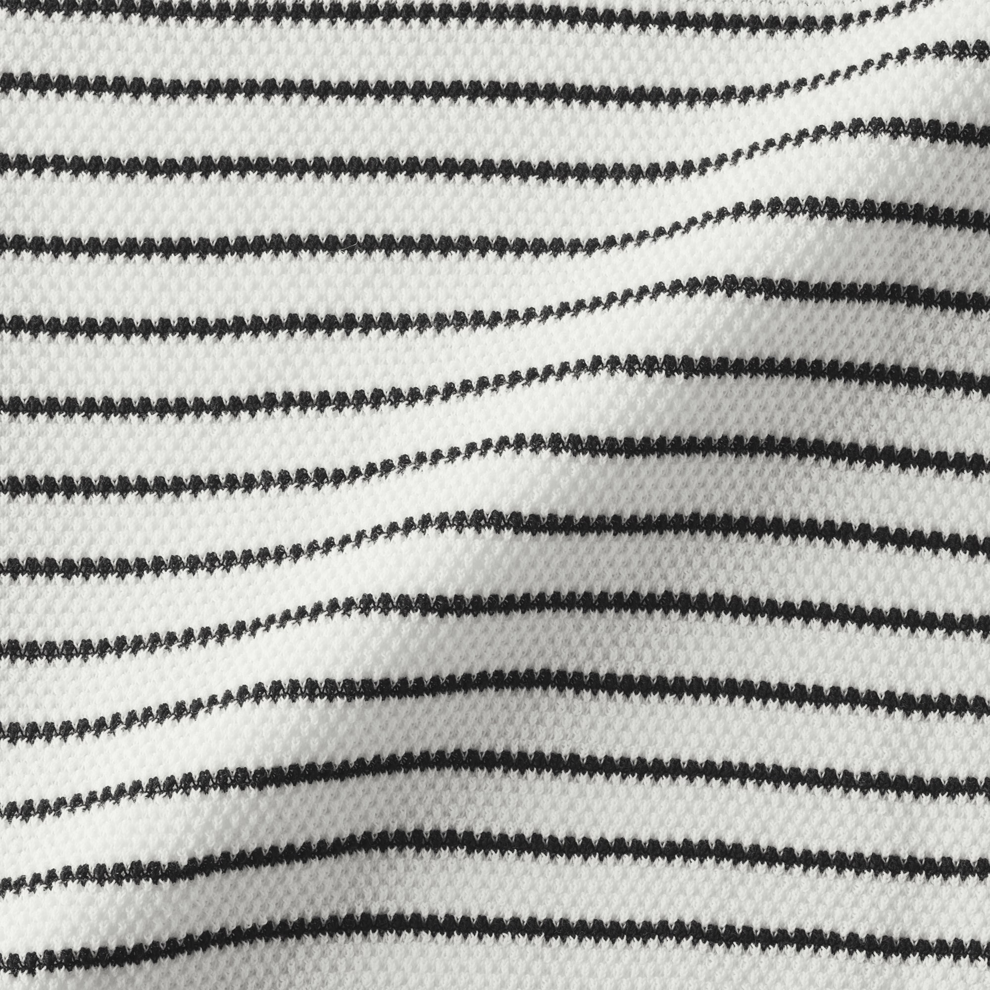 婦人　強撚透かし編みポロセーター