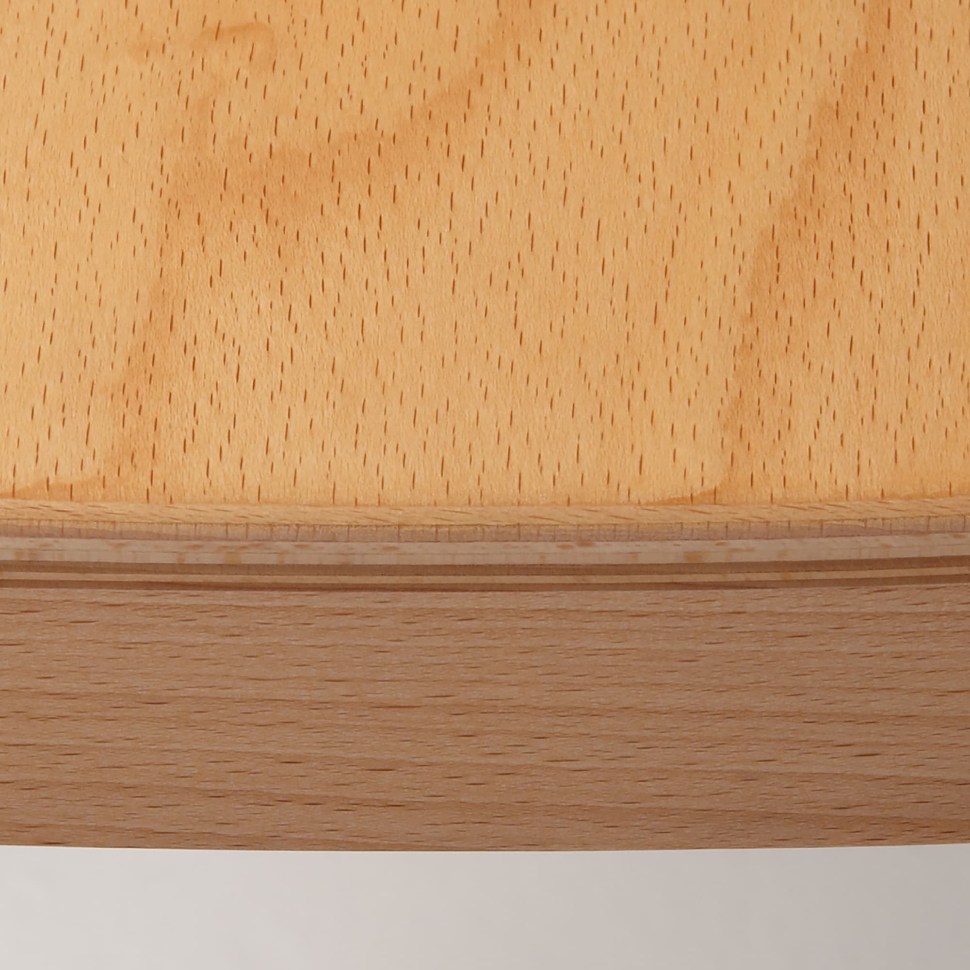 ブナ材曲げ木チェア・板座／ナチュラル