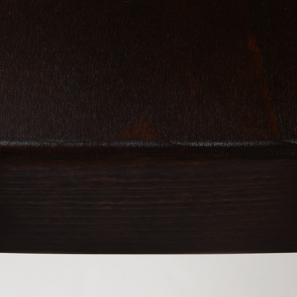 ブナ材曲げ木チェア・板座／ブラウン