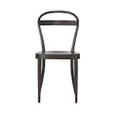 ブナ材曲げ木チェア・板座／ブラウン