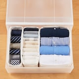 【宅送】ＰＰ収納ケース引出式横ワイド・大