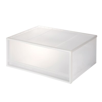 【宅送】ＰＰ収納ケース引出式横ワイド・大/約幅55×奥行44.5×高さ24cm