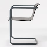 スチールパイプチェア／ダークグレー