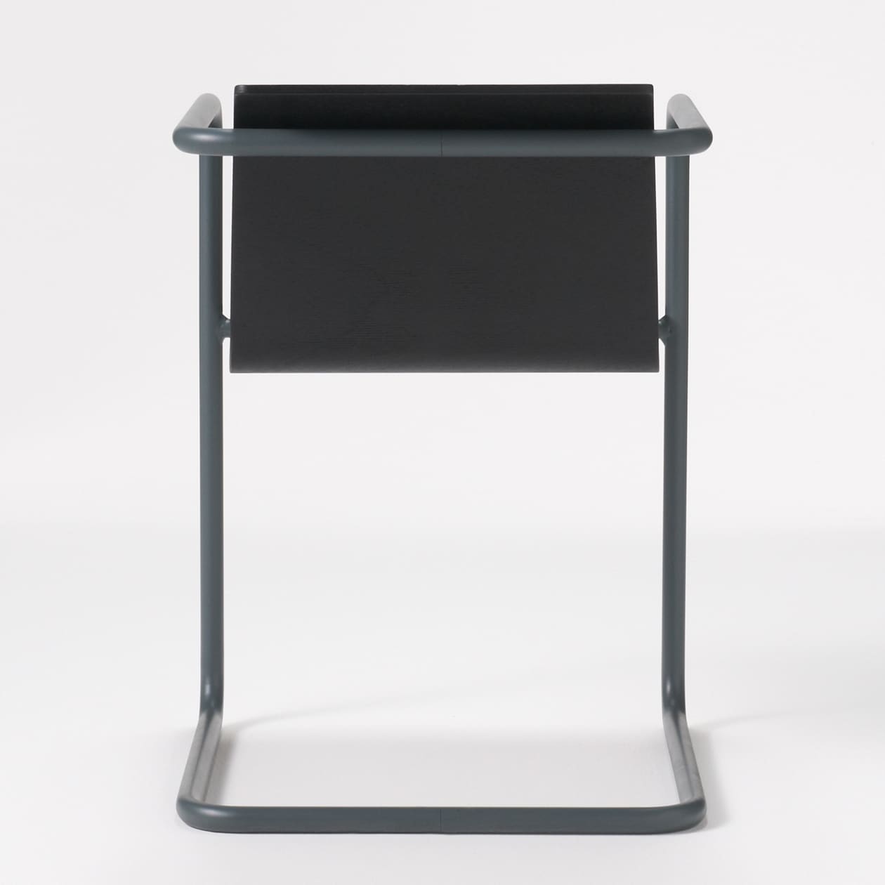 スチールパイプチェア／ダークグレー