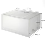 【宅送】ＰＰ収納ケース引出式横ワイド・深