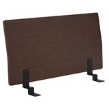 木製ベッドフレーム用ヘッドボード・シングル／ブラウン