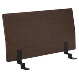 木製ベッドフレーム用ヘッドボード・ダブル／ブラウン